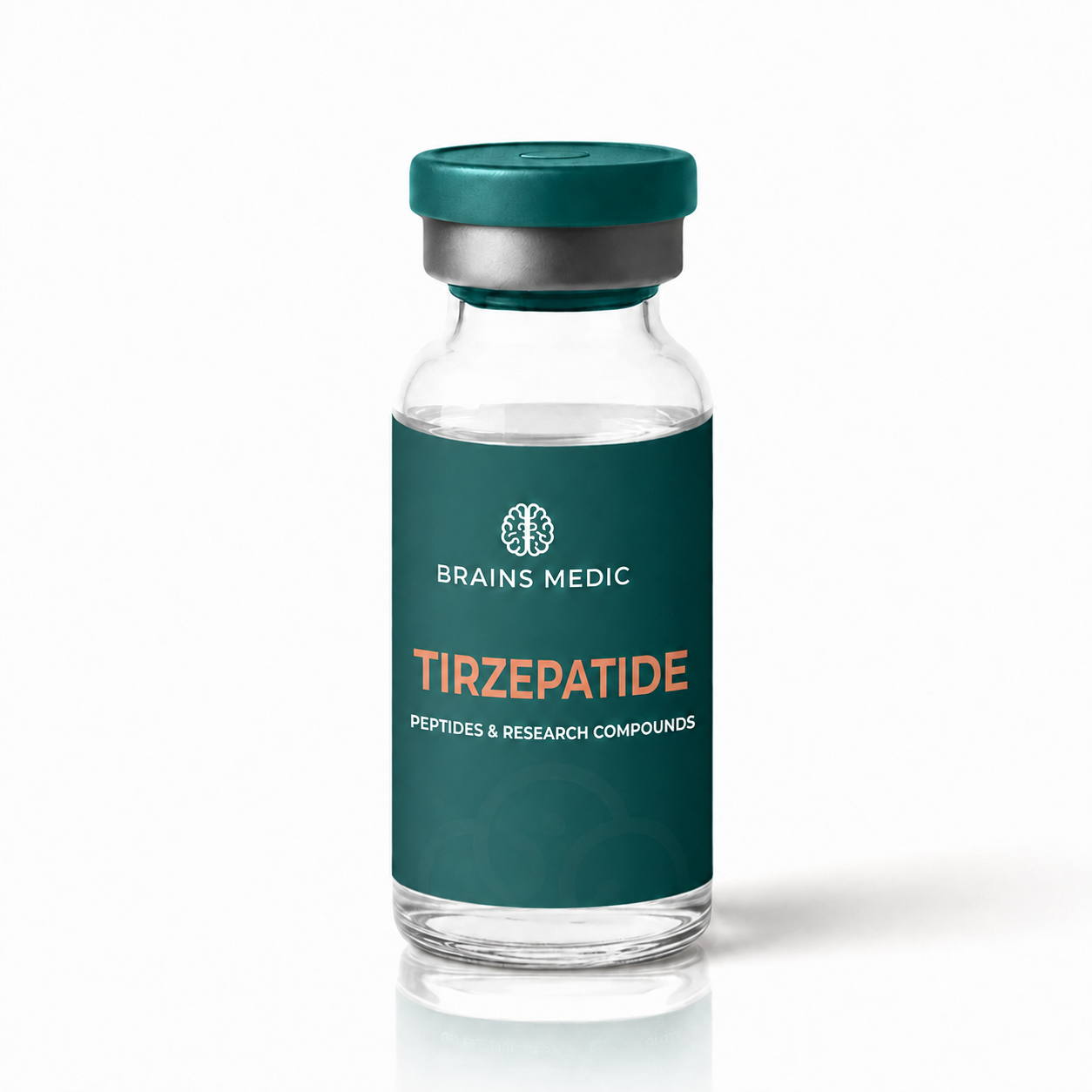 Tirzepatide product packaging - Brains Medic