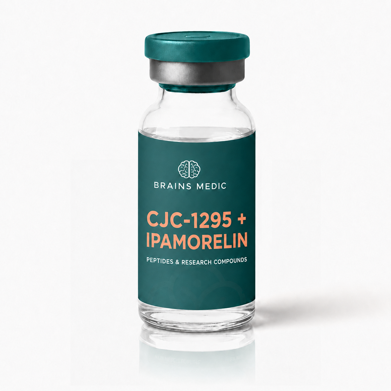 CJC-1295 + Ipamorelin product packaging - Brains Medic